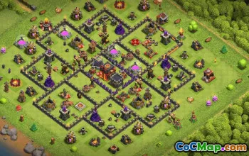 Top TH10 Clash of Clans Base Layouts with Link #35803