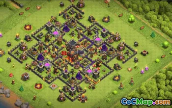 Copy Town Hall 10 Base Layouts with Links #35850