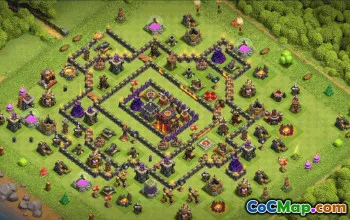 Top Town Hall 10 Base Layouts with Copy Links #35925