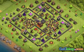 Top CoC TH10 Base Layouts & Maps with Links #35927