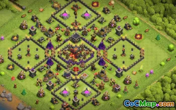 Top Town Hall 10 Base Layouts with Copy Links #35931