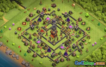 Top Town Hall 10 Base Layouts & Maps #36003