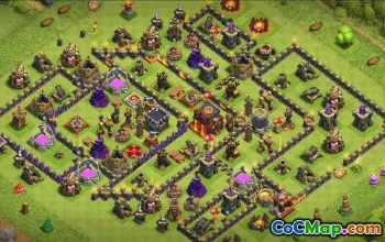 Top Town Hall 10 Base Layouts with Copy Links #36007