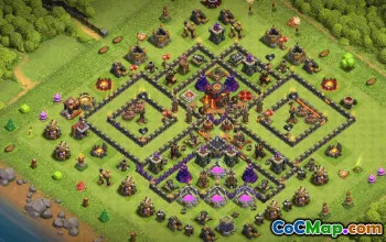 Top Town Hall 10 Base Layouts with Copy Links #36058