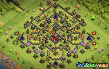 Effective Town Hall 10 Base Layouts with Copy Links #36062