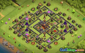 Top Town Hall 10 Clash of Clans Base Layouts #36066