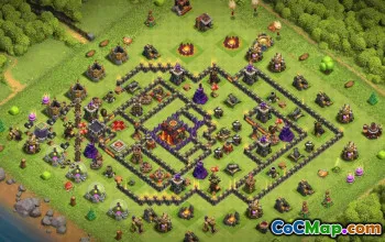 Top Town Hall 10 Base Layouts & Maps #36195