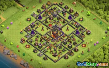 Top Town Hall 10 Clash of Clans Base Layouts #36199