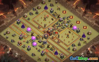 Top Town Hall 10 Base Layouts with Copy Link #36723