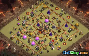 Top Town Hall 10 Base Layouts & Copy Links #36857