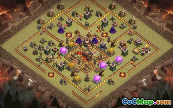 Top Town Hall 10 Base Layouts for CoC #36881