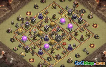 Top TH10 Clash of Clans Base Layouts with Links #37056