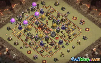 Top Town Hall 10 Clash of Clans Base Layouts #37057
