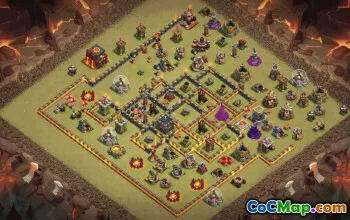 Best Town Hall 10 Base Layouts with Copy Links #37168