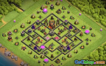 Copy Town Hall 10 Base Layouts with Links #37535