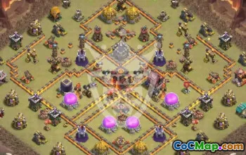 Top Town Hall 10 Base Layouts & Maps #45254