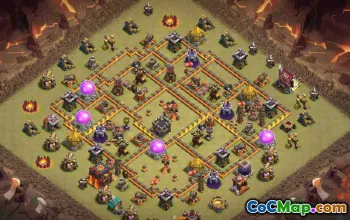 Top Town Hall 10 Base Layouts for Clash of Clans #46023