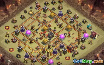 Top Town Hall 10 Base Layouts with Copy Links #46056