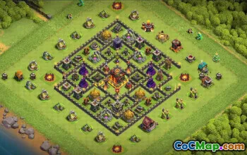 Top Town Hall 10 Base Layouts with Copy Links #49756