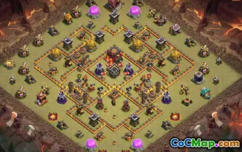 Top TH10 Clash of Clans Base Layouts with Link #49801