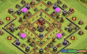 Top TH10 Clash of Clans Base Layouts & Links #51178