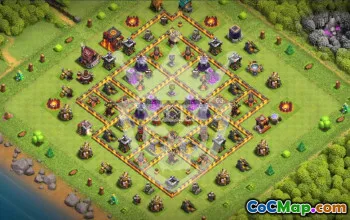 Top Town Hall 10 Base Layouts with Copy Links #51662