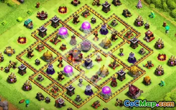Top Town Hall 10 Base Layouts for Clash of Clans #51684