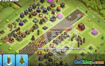 Copy Town Hall 10 Base Layouts for Clash of Clans #55238