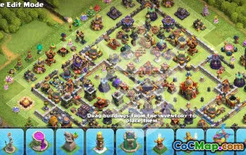 Copy Town Hall 10 Base Layouts for Clash of Clans #55289