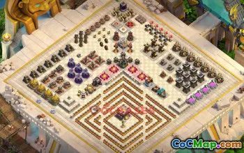 TH11 Aesthetic Progress Base by Nimb1uvsCoc | Clash of Clans #18923