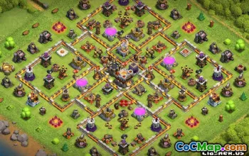 Th11 ბაზის განლაგება: მეურნეობის რუქები და ბმულები COC #13223