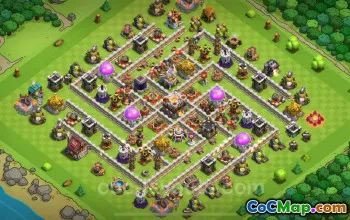 TH11 Defense Trophy Base with Link | Clash of Clans 2025 #52329