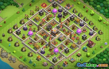 TH11 Defense Trophy Base with Link | Legend League COC 2025 #52324