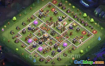TH11 Farming Base: Anti-Everything Hybrid Layout & Link #20291