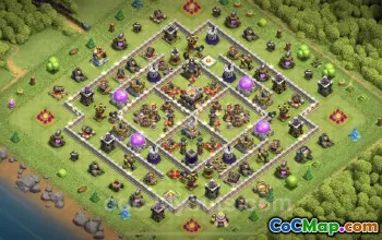 TH11 Farming Base Copy | Anti 2 Stars Hybrid Design #25257