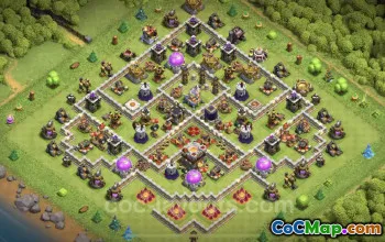 TH11 Farming Base Copy: Hybrid Design for Clash of Clans #20276