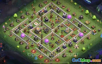 TH11 Farming Base Copy | Hybrid Layout for Clash of Clans #25300