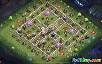 TH11 Farming Base for Clash of Clans - Anti 2 Stars Link #25296