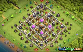TH11 Farming Base Link - Anti 2 Stars | Clash of Clans 2024 #20056