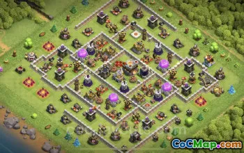 TH11 Farming Base Link - Anti 2 Stars Hybrid Design #20321