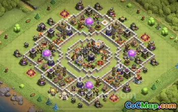 TH11 Farming Base Link - Anti 2 Stars Hybrid Design #25329