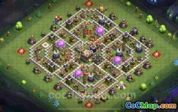 TH11 Farming Base Link - Anti 2 Stars Hybrid Layout #20309