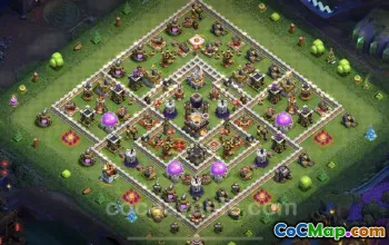 TH11 Farming Base with Anti 2 Stars - Clash of Clans #20256
