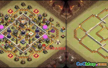 TH11 Hybrid Base for Clash of Clans | Copy Base Link #22935