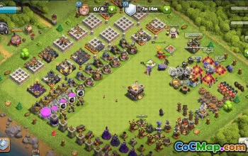 town hall 11, progress base layout #38572