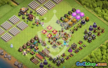 town hall 11, progress base layout #45110