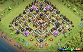 TH11 Trophy Base – Anti Everything Hybrid | Clash of Clans #25425