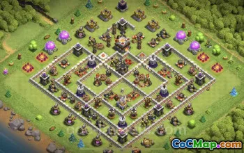 TH11 Trophy Base - Anti Everything Layout for Clash of Clans #25374
