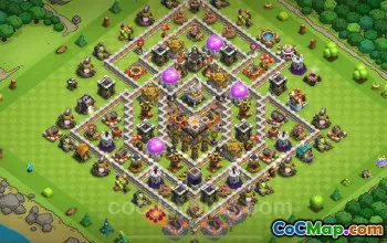 TH11 Trophy Defense Base with Link | Clash of Clans 2025 #52327