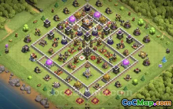 TH11 Trophy Hybrid Base Link - Clash of Clans Defense #25379